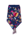 mini-quechquémitl moderno) pechera o pechera bordada