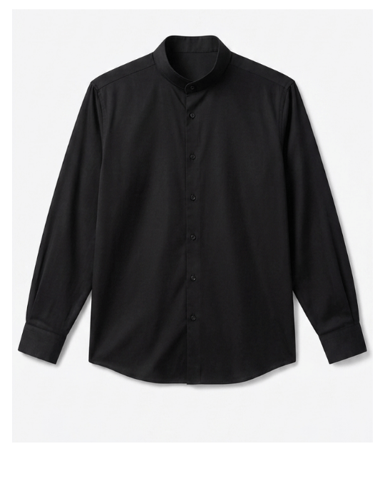 Camisa de cuello mao