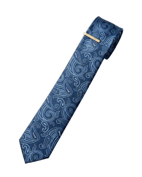 Corbata estampado paisley detallado