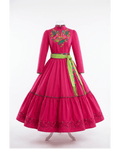 Vestido de Escaramuza Fucsia